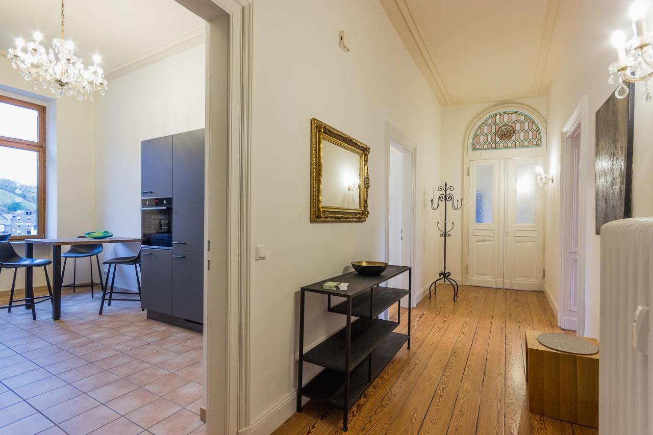 Fewo Schieferjuwel 1 Og Weingut Ca-Haussmann Apartment Traben-Trarbach Bagian luar foto